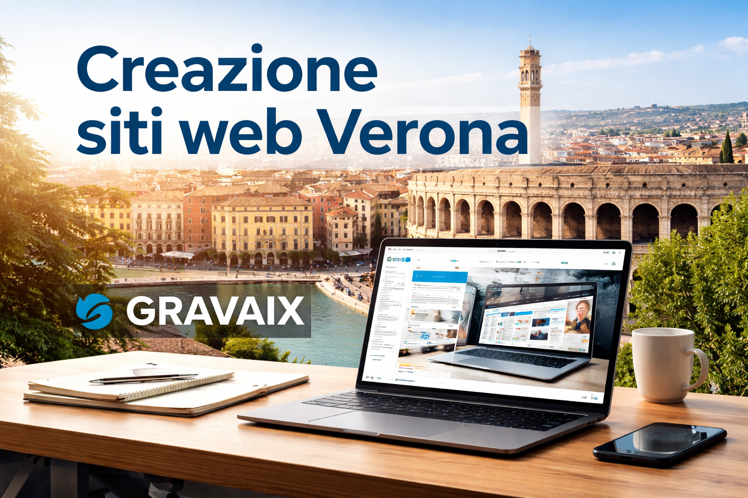 Creazione siti web Verona per aziende e professionisti con GRAVAIX